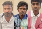 கோவில்பட்டி அருகே வீட்டின் பூட்டை உடைத்து  குத்துவிளக்குகளை திருடிய 3 பேர் கைது