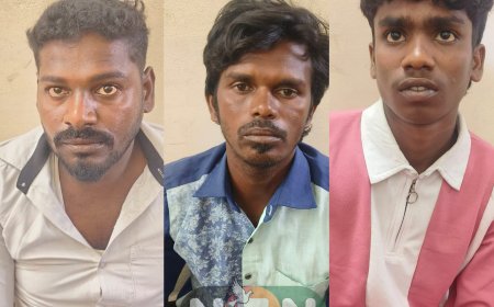 கோவில்பட்டி அருகே வீட்டின் பூட்டை உடைத்து  குத்துவிளக்குகளை திருடிய 3 பேர் கைது
