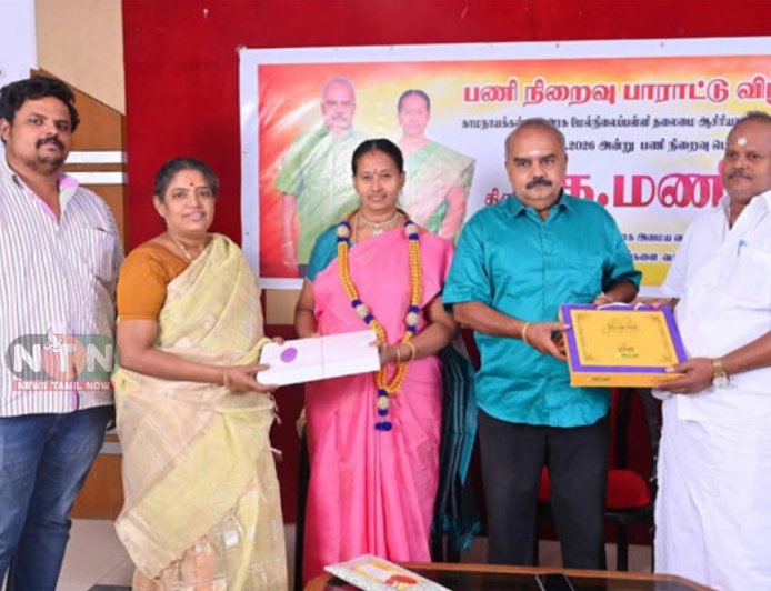 காமநாயக்கன்பட்டி அரசு பள்ளி தலைமை ஆசிரியருக்கு பணி நிறைவு பாராட்டு விழா